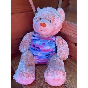 Build a Bear Pink Cuddles Bear 16"